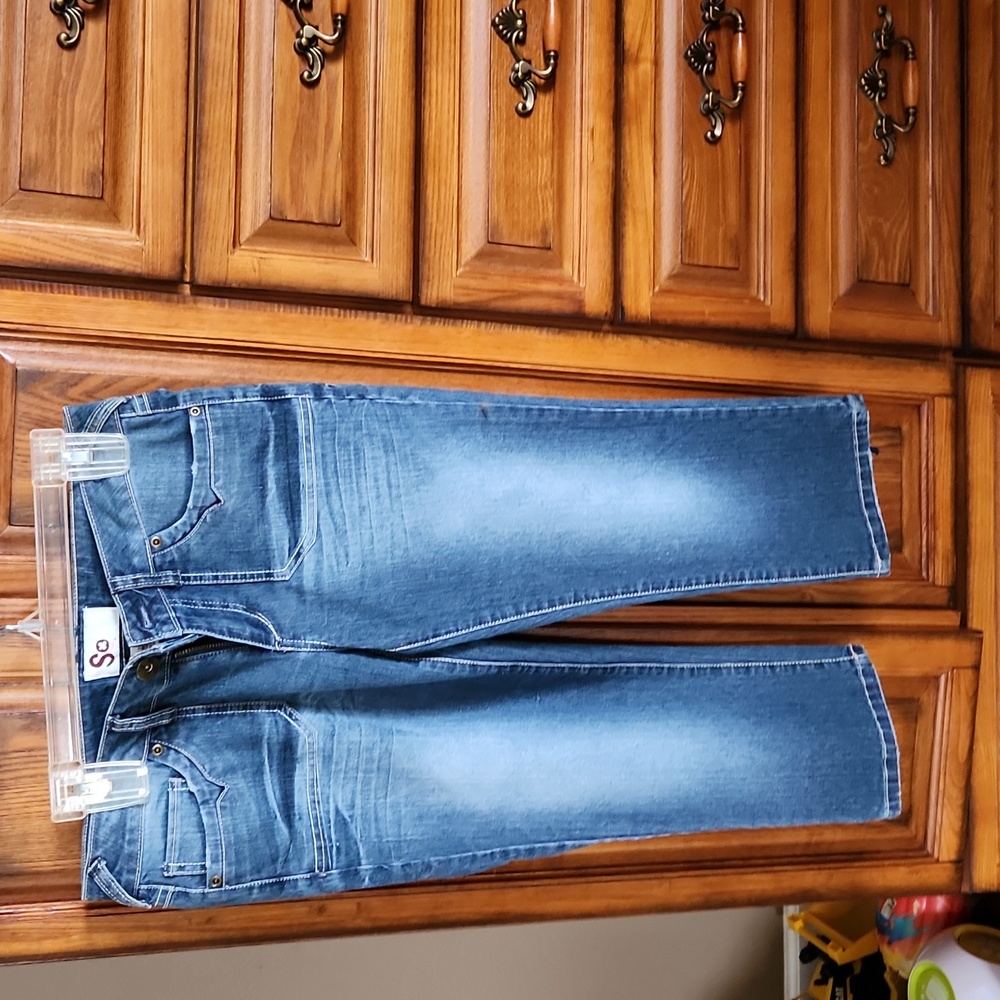 Denim capris